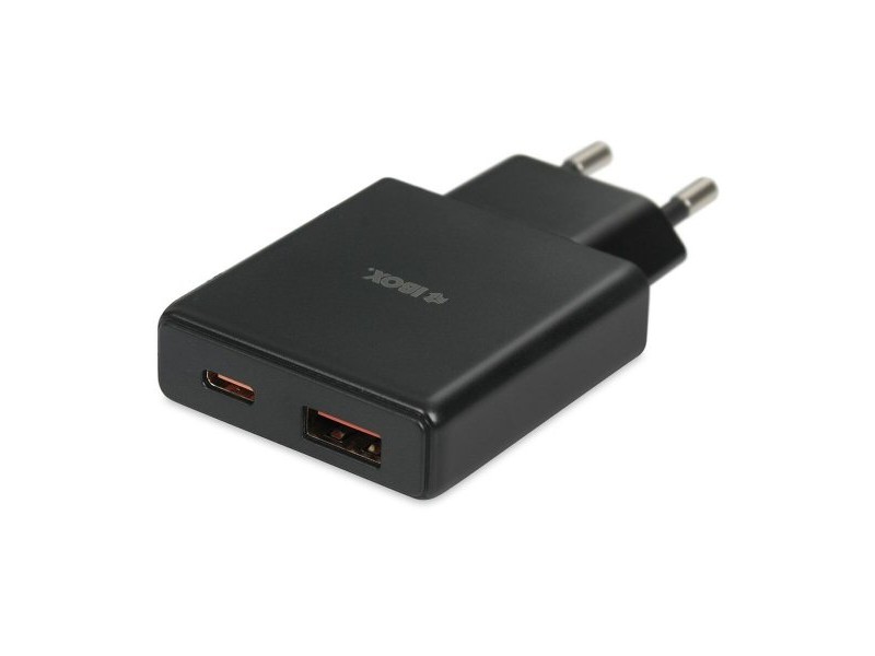 Зарядно за стена Ibox ILUC43B Черен 30 W (1 броя)