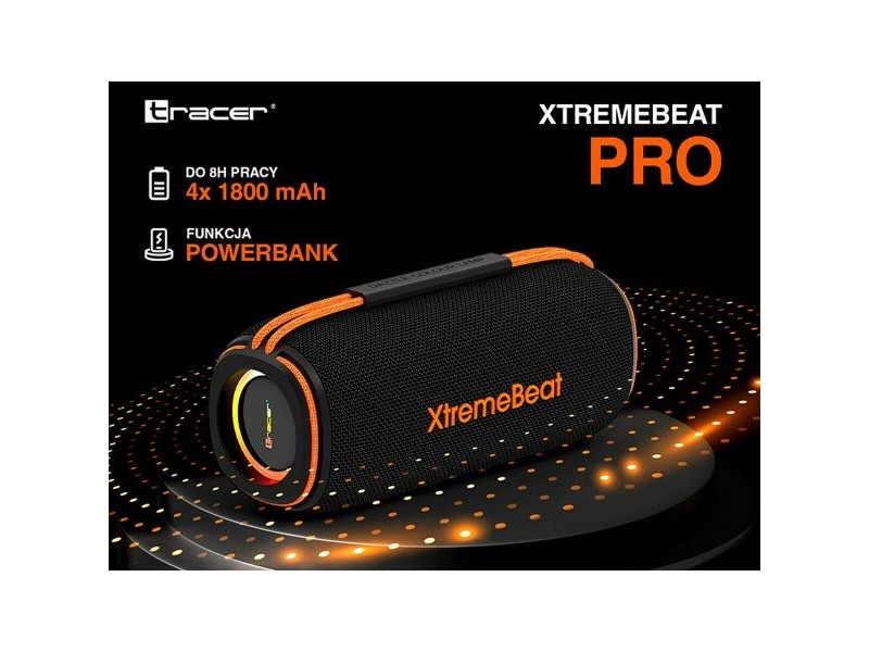 Преносими блутут колони Tracer XtremeBeat Pro Черен 40 W