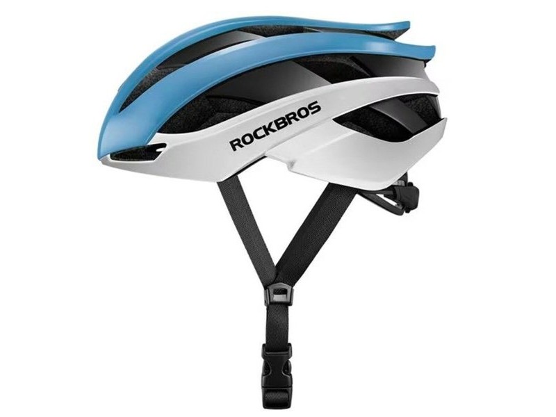 Каска за Велосипед за Възрастни Rockbros Rockbros-10110004004 Син Бял Черен 55-58 cm