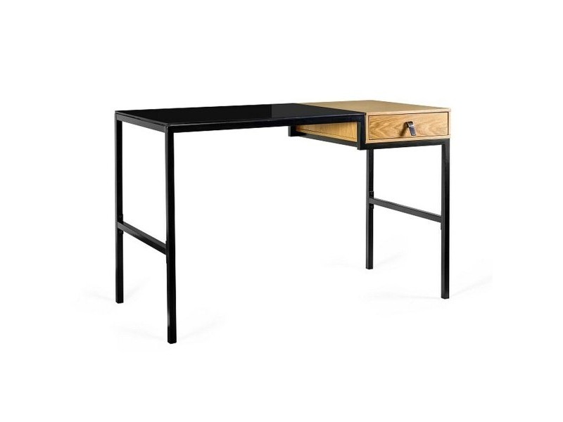 Бюро Unique LESTE JSBG-142-1 Черен Стомана 120 x 76 x 60 cm