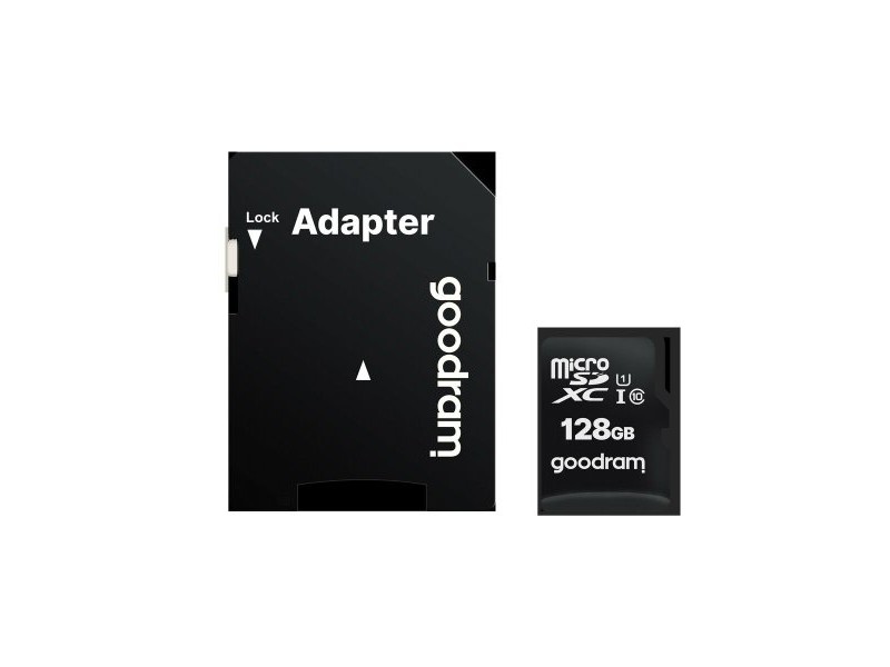 Mикро SD карта памет с адаптер GoodRam UHS-I Клас 10 100 Mb/s
