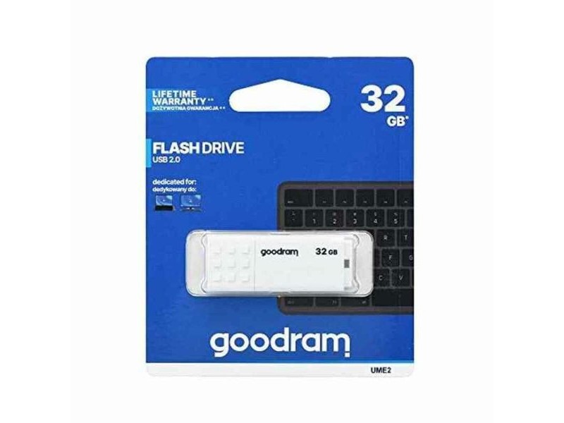 USB стик GoodRam UME2-0320W0R11 5 MB/s-20 MB/s Бял 32 GB