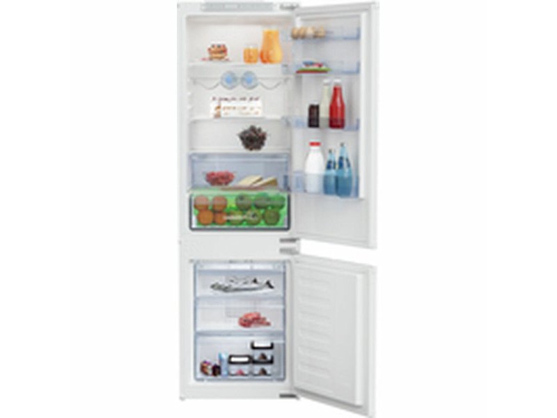 Комбиниран хладилник BEKO BCHA275E4SN Бял Многоцветен (178,1 x 54 cm)