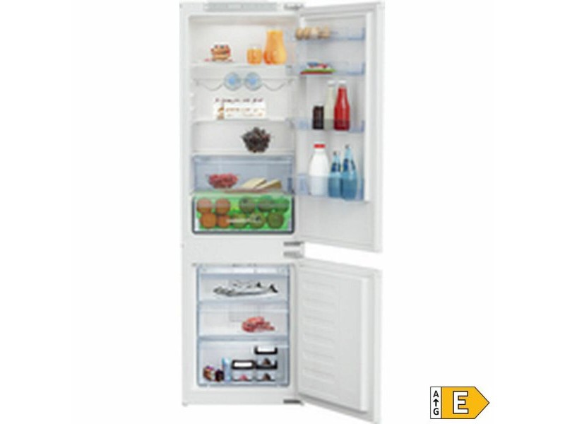 Комбиниран хладилник BEKO BCHA275E4SN Бял Многоцветен (178,1 x 54 cm)