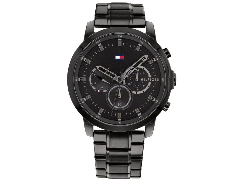 Мъжки часовник Tommy Hilfiger 1791795 Черен (Ø 46 mm)