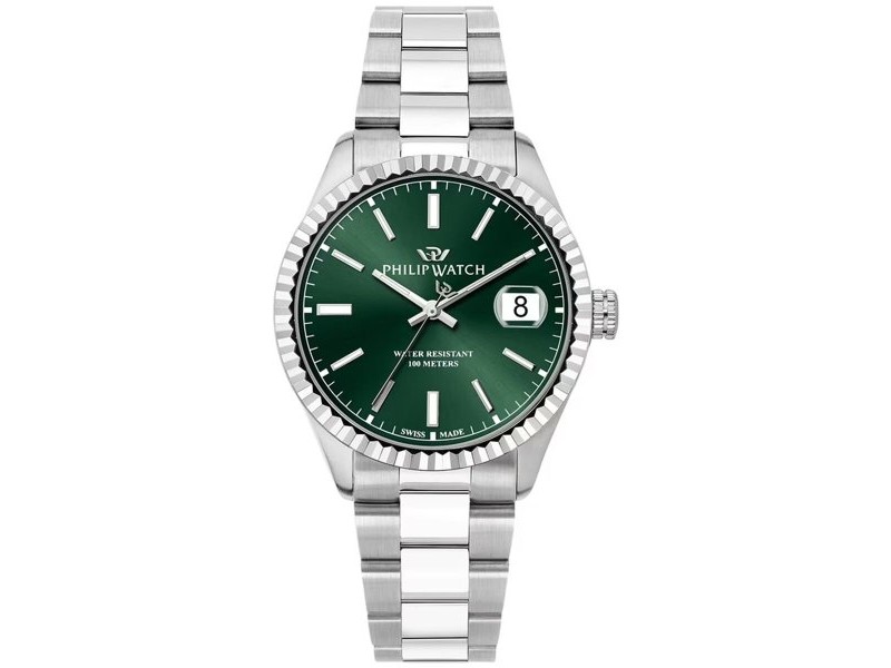Мъжки часовник Philip Watch R8253597115 Сребрист Мъжки часовник Philip Watch R8253597115 Сребрист