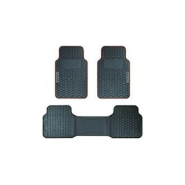 Комплект Постелки за Кола Sparco SPCF500RD Черен/Червен Черен Червен (3 pcs)
