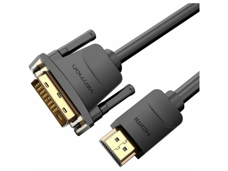 Адаптер за DVI към HDMI Vention ABFBF Черен 1 m