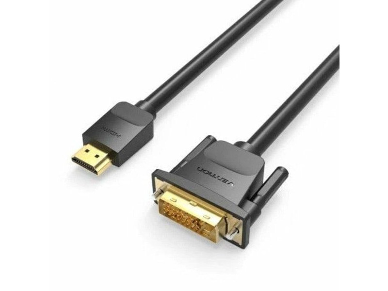 Адаптер за DVI към HDMI Vention ABFBF Черен 1 m