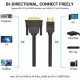 Адаптер за DVI към HDMI Vention ABFBG Черен 1,5 m