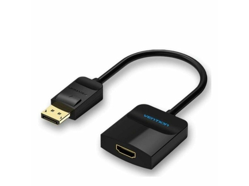 Адаптер за DisplayPort към HDMI Vention HBGBB 15 cm Черен Сив