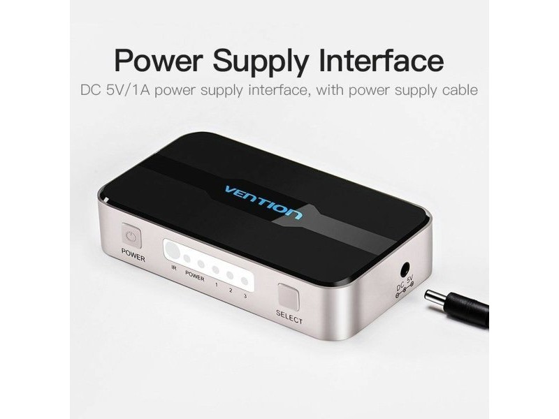 HDMI суич Vention AFFH0 Сив