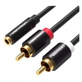 Аудио Кабел Жак към RCA Vention VAB-R01-B200 2 m