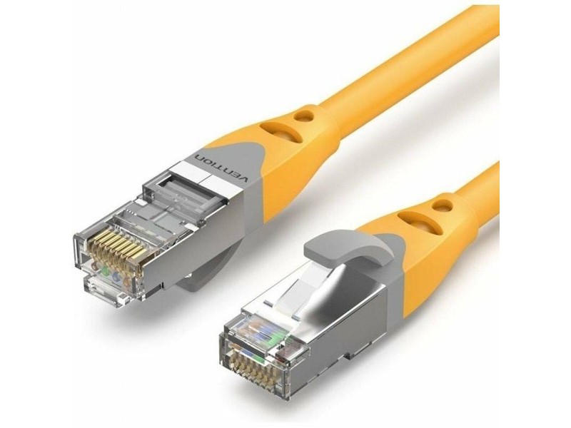 UTP категория 6 твърд мрежови кабел Vention IBHYL Жълт 10 m UTP категория 6 твърд мрежови кабел Vention IBHYL Жълт 10 m