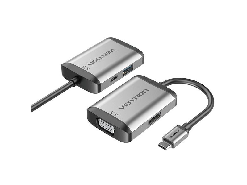 USB извод Vention TFAHB Сив