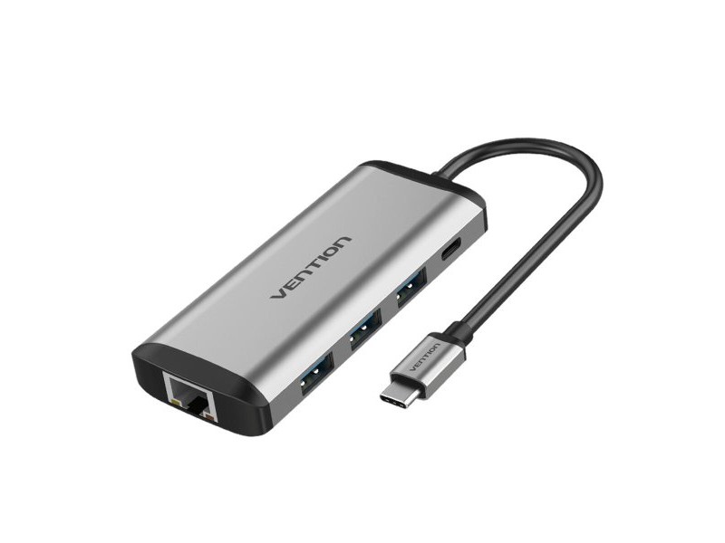 USB извод Vention THAHB Черен
