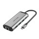 USB извод Vention THAHB Черен
