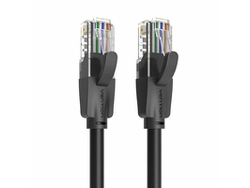 UTP категория 6 твърд мрежови кабел Vention IBEBL Черен UTP категория 6 твърд мрежови кабел Vention IBEBL Черен