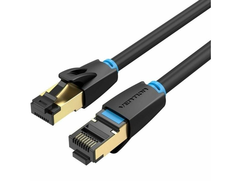 S/FTP категория 8 твърд мрежови кабел Vention IKABK Черен 8 m S/FTP категория 8 твърд мрежови кабел Vention IKABK Черен 8 m