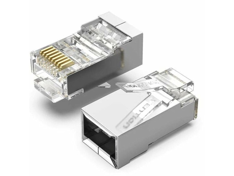 RJ45 конектор Vention IDCR0-100 Сребрист
