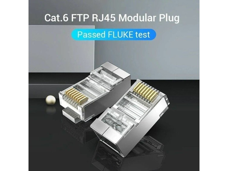 RJ45 конектор Vention IDCR0-100 Сребрист