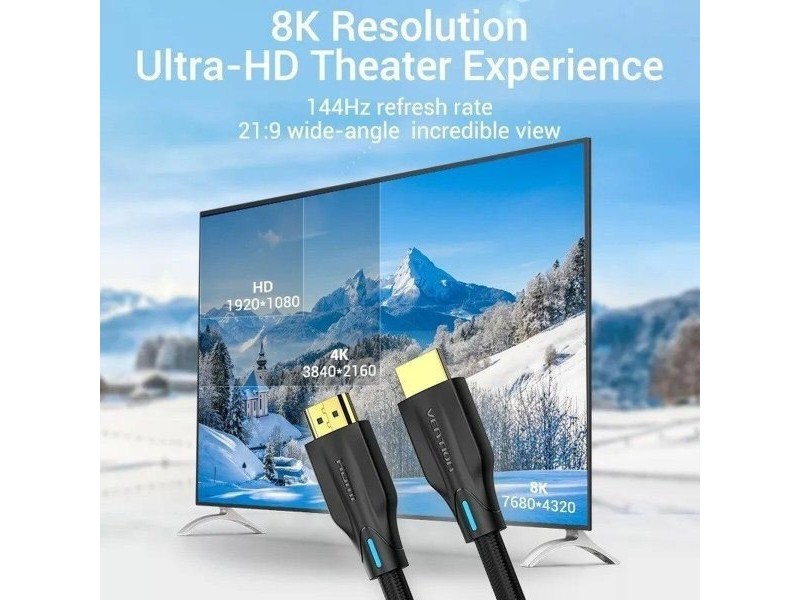 Кабел HDMI Vention AAUBH 2 m Черен