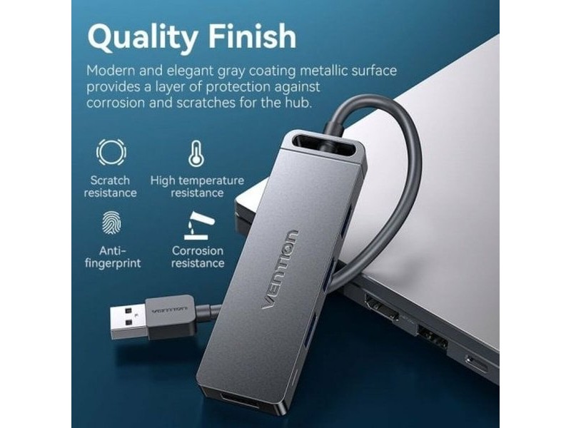 USB извод Vention CHLBB Черен (1 броя)