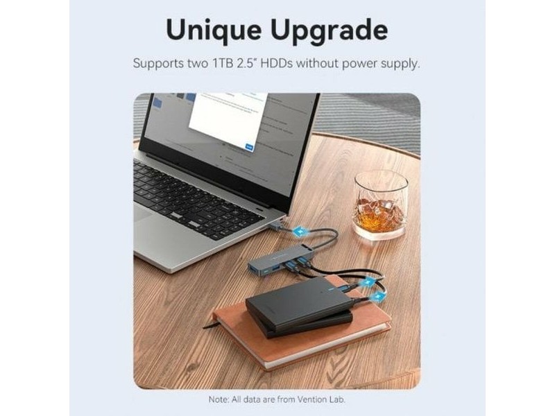 USB извод Vention CHLBB Черен (1 броя)