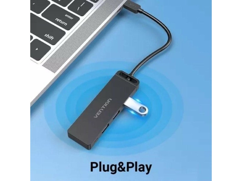USB извод Vention TGTBB Черен