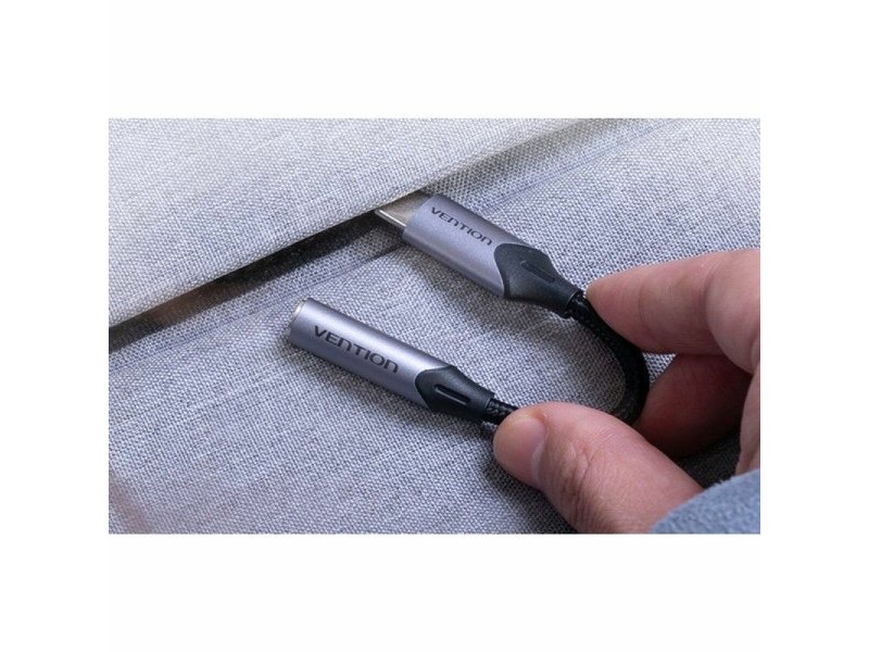 Адаптер за USB-C към Jack 3.5 mm Vention BGJHA 10 cm