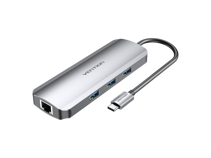 USB извод Vention TOLHB 100 W Сребрист