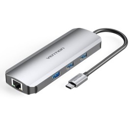 USB извод Vention TOKHB 100 W Сребрист