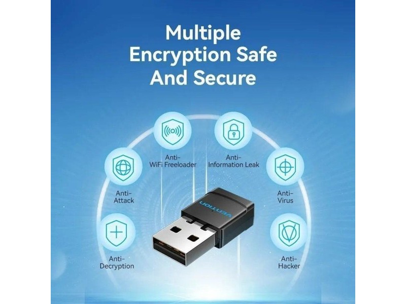 Адаптер за USB към WiFi Vention KDSB0