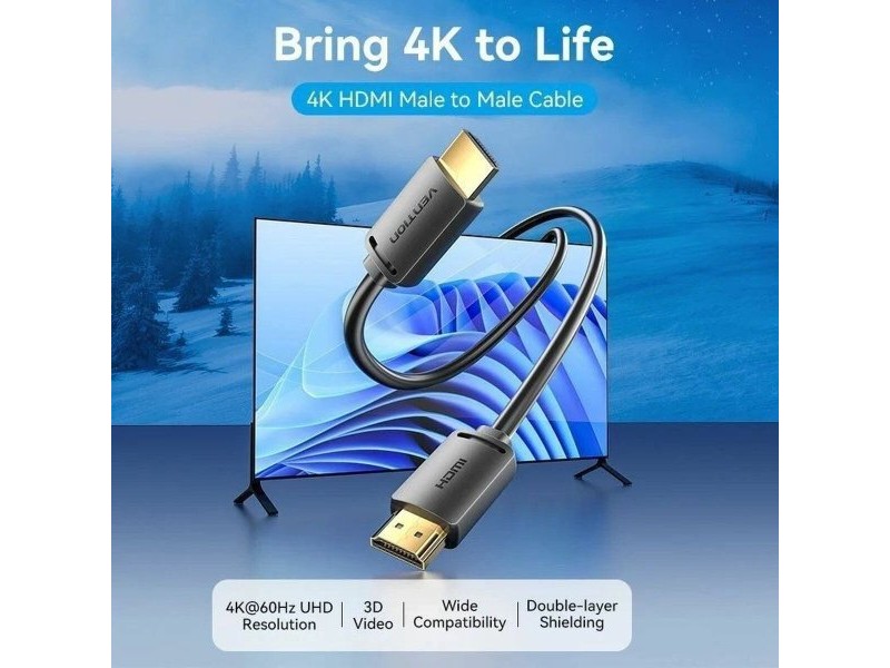 Кабел HDMI Vention ALJBH 2 m