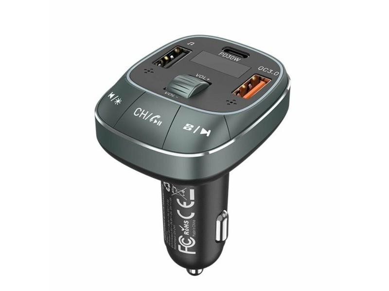 МР3 плейър и FM блутут трансмитер за кола Vention FFLB0