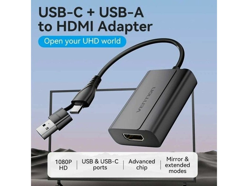 Адаптер за HDMI - USB-c Vention ACYHB