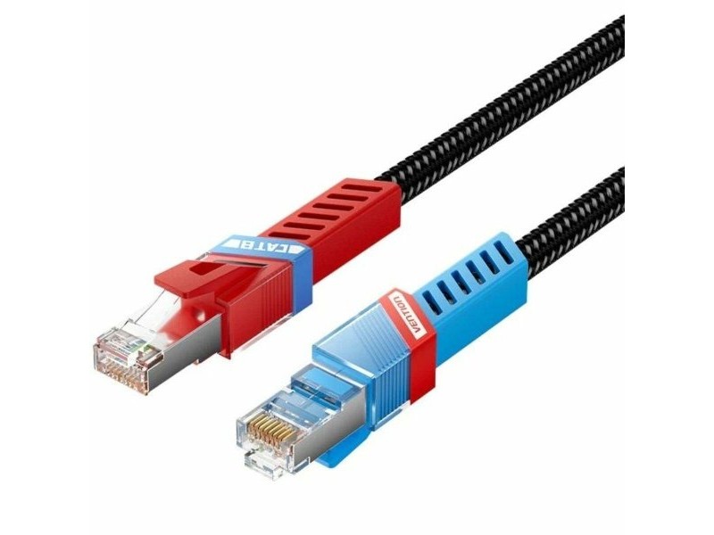 S/FTP категория 8 твърд мрежови кабел Vention IKJBF Черен