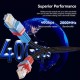 S/FTP категория 8 твърд мрежови кабел Vention IKJBF Черен