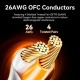 S/FTP категория 8 твърд мрежови кабел Vention IKJBF Черен
