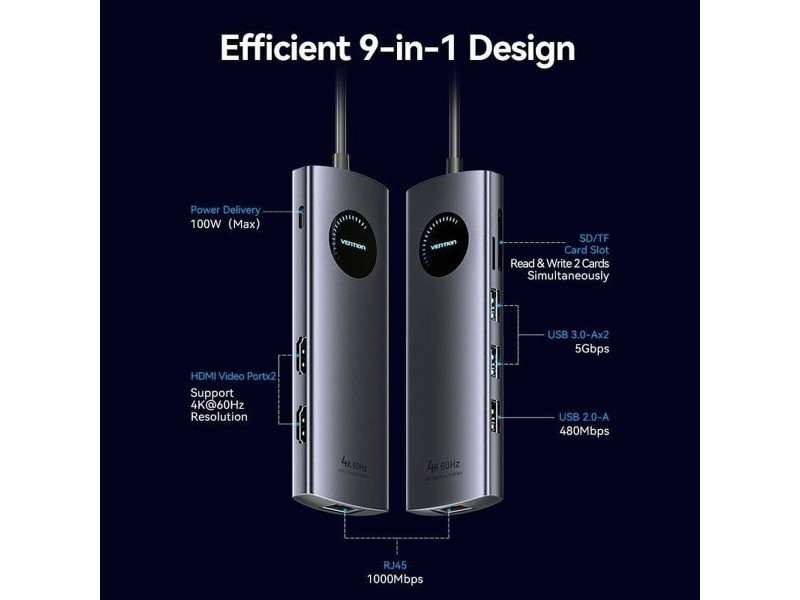 USB извод Vention TQVHB