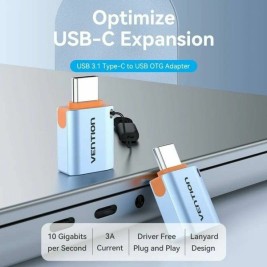Адаптер USB към USB-C Vention CUBH0