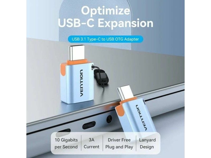 Адаптер USB към USB-C Vention CUBH0