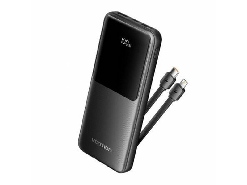 Powerbank Vention FHOB0 Черен 10000 mAh