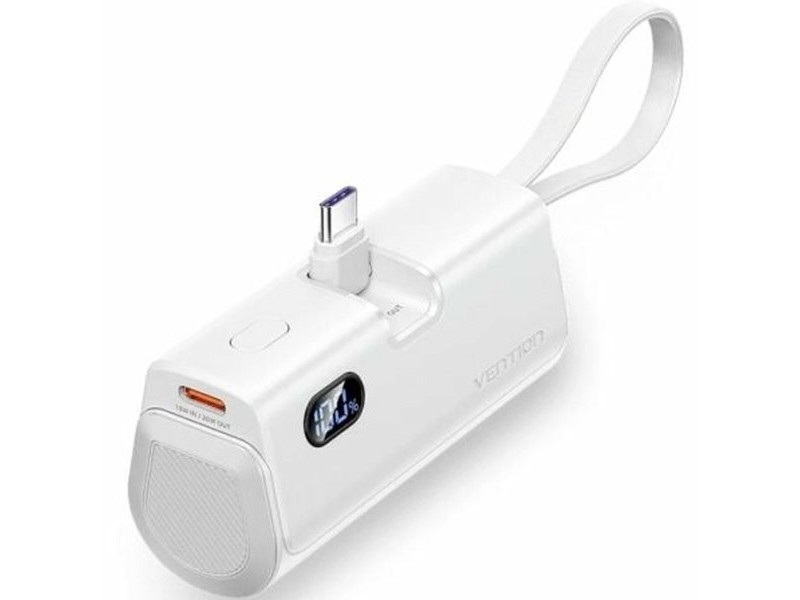 Powerbank Vention FHQW0 Бял 4800 mAh