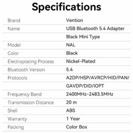 Кабел USB-C Vention NALB0