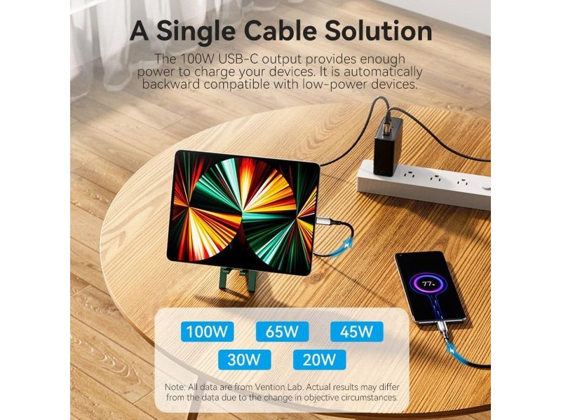 USB извод Vention TGVHB Сив