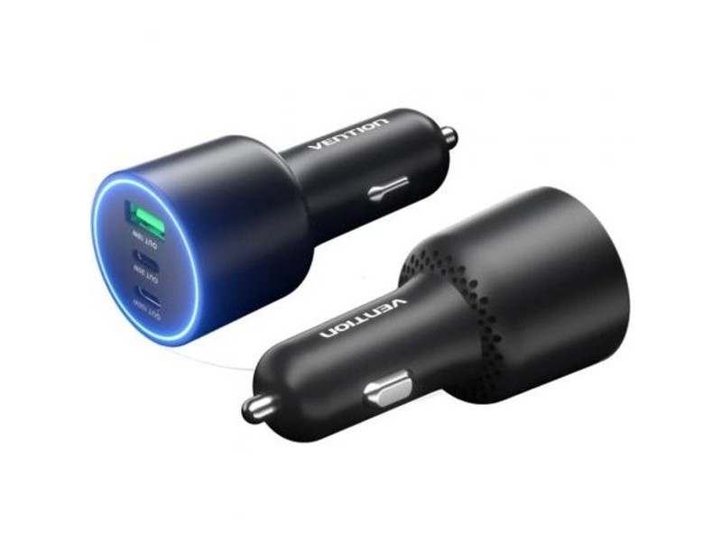 Зарядно за кола Vention FFQB0 100 W