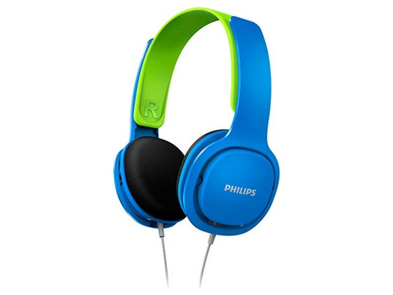 Слушалки с лента за глава Philips SHK2000BL (3.5 mm) Син С кабел За деца