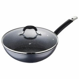 Уок Тиган Masterpro Сив Алуминий Закален алуминиум (Ø 28 cm)