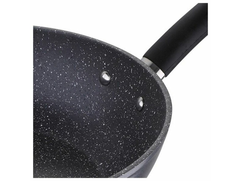 Уок Тиган Masterpro Сив Алуминий Закален алуминиум (Ø 28 cm)